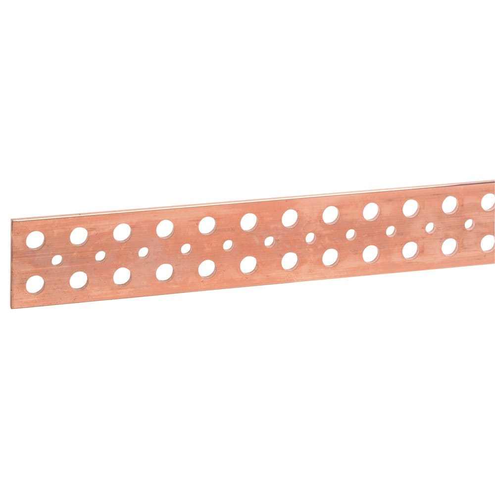 Legrand - Barre cuivre plate rigide - 50x5mm - 700/630A admissibles - L. 1750mm