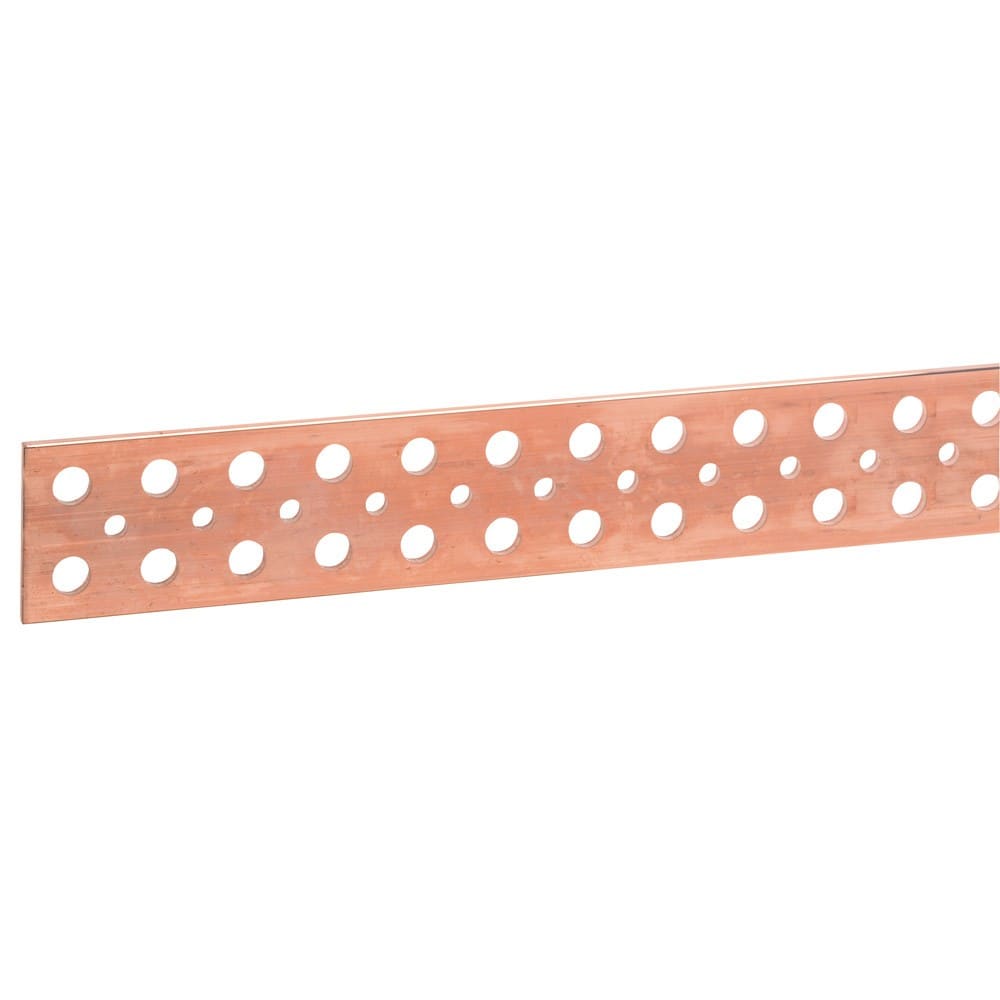 Legrand - Barre cuivre plate rigide - 100x5mm - 1250/1050 A admissibles - L. 1750mm