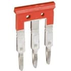 Legrand - Peigne pour 3 blocs de jonction à vis ou ressort Viking 3 pas 8mm - rouge