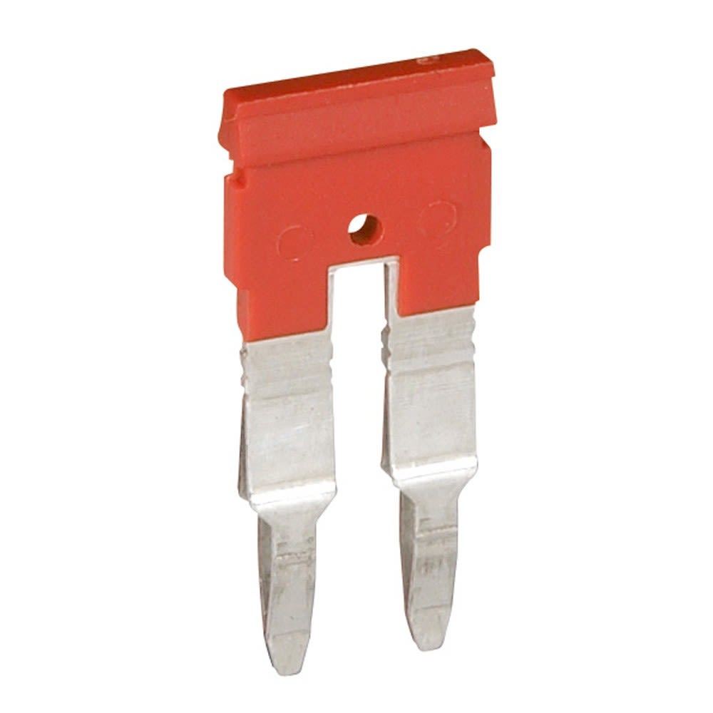 Legrand - Peigne pour 2 blocs de jonction à vis ou ressort Viking 3 pas 8mm - rouge