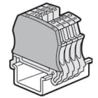 Legrand - Cloison terminale pr bloc jonc Viking 3 à vis - 1 entr/1 sort - pas 5,6,8,10