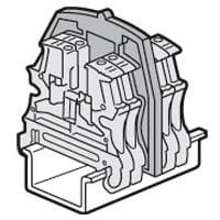 Legrand - Cloison séparat et isol - bloc jonc Viking 3 vis - 1entrée/1sortie/pas 5,6,8,10