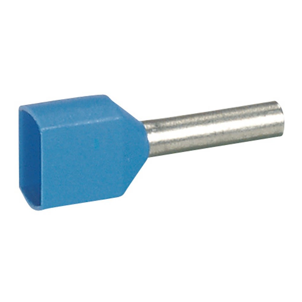 Legrand - Embout de câblage Starfix - pour conducteurs section - 2x0,75mm² - bleu