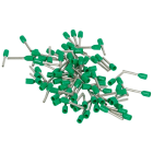 Legrand - Embouts de câblage à collerette iso Starfix - conducteurs section 0,34mm² - vert