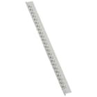 Legrand - Réglette 24 repères Mémocab largeur 2,3mm + lettre majuscule D noir/fond blanc