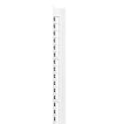Legrand - Reglette 24 reperes Memocab largeur 2,3mm + lettre majuscule E noir-fond blanc