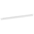 Legrand - Reglette 24 reperes Memocab largeur 2,3mm + lettre majuscule F noir-fond blanc