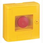 Legrand - Coffret bris de glace double position IP44 jaune - montage en saillie