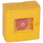 Legrand - Coffret bris de glace coup de poing IP44 jaune - montage en saillie