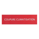 Legrand - Etiquettes autocollantes (3) ''coupure climatisation'' pour coffrets de sécurité