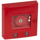 Legrand - Coffret bris de glace coup de poing IP30 rouge avec 2 voyants - encastré