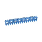 Legrand - Repère CAB 3 pour filerie 0,5mm² à 1,5mm² et blocs de jonction chiffre 6 bleu