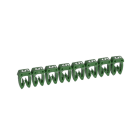 Legrand - Repère CAB 3 pour filerie 1,5mm² à 2,5mm² avec chiffre 5Vert