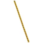 Legrand - Repère Duplix lettre majuscule B noire sur fond jaune