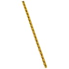 Legrand - Repère Duplix lettre majuscule B noire sur fond jaune