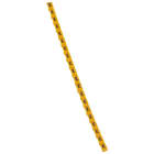 Legrand - Repère Duplix lettre majuscule K noire sur fond jaune