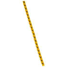Legrand - Repere Duplix lettre majuscule N noire sur fond jaune