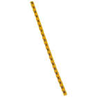 Legrand - Repère Duplix lettre majuscule R noire sur fond jaune