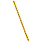 Legrand - Repère Duplix lettre majuscule U noire sur fond jaune