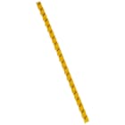 Legrand - Repère Duplix signe conventionnel barre de fraction noir sur fond jaune