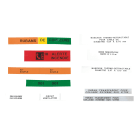 Legrand - Ruban pour titreuses s 038580 et 038585 rouge en vinyl - larg. 19mm - long. 5,5m