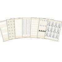 Legrand - Etiquette repérage adhésive - imprimante laser 25x9mm - appareillage 2 modules