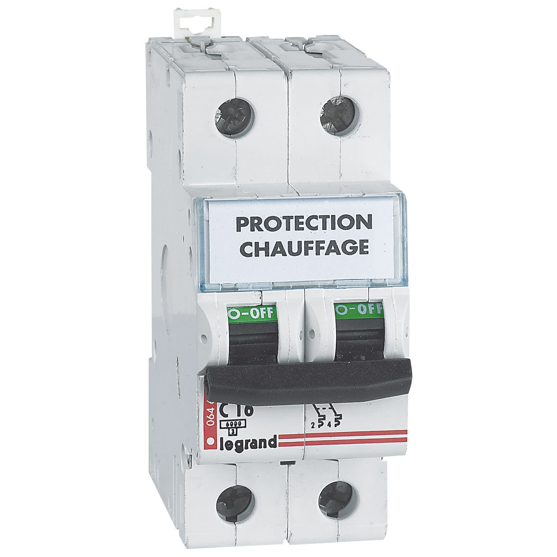 Legrand - Etiquette repérage adhésive - imprimante laser 47x9mm - appareillage 3 modules