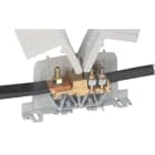 Legrand - Bloc de jonct de puissance aluminium/cuivre équipé plage-câble Viking3 -pas 55mm