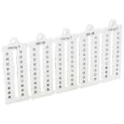Legrand - Plaque repères à lecture horiz - bloc de jonct Viking 3 pas 5mm + chiffres 31-40