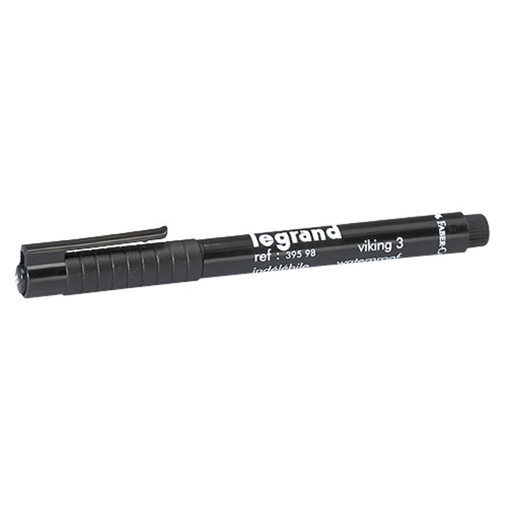 Legrand - Stylo feutre noir indélébile pour repérage