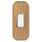 Legrand - Interrupteur à bascule 2A 250V~ touche luminescente + coupure bipolaire vieil or