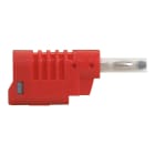 Legrand - Fiche banane Ø4mm 16A 33V~ ou 70V= embout isolant fourreau rétractable - rouge