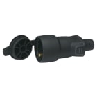 Legrand - Prolongateur borne à vis 2P+T 16A IK08 IP44 avec bouchon avec étiquette Gencod