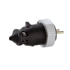 Legrand - Fiche 2P+T 16A Martin Lunel IP65 à sortie droite avec bague de verrouillage
