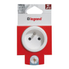 Legrand - Fiche double fonction 2P+T 16A 250V pour 2 appareils sur une même prise