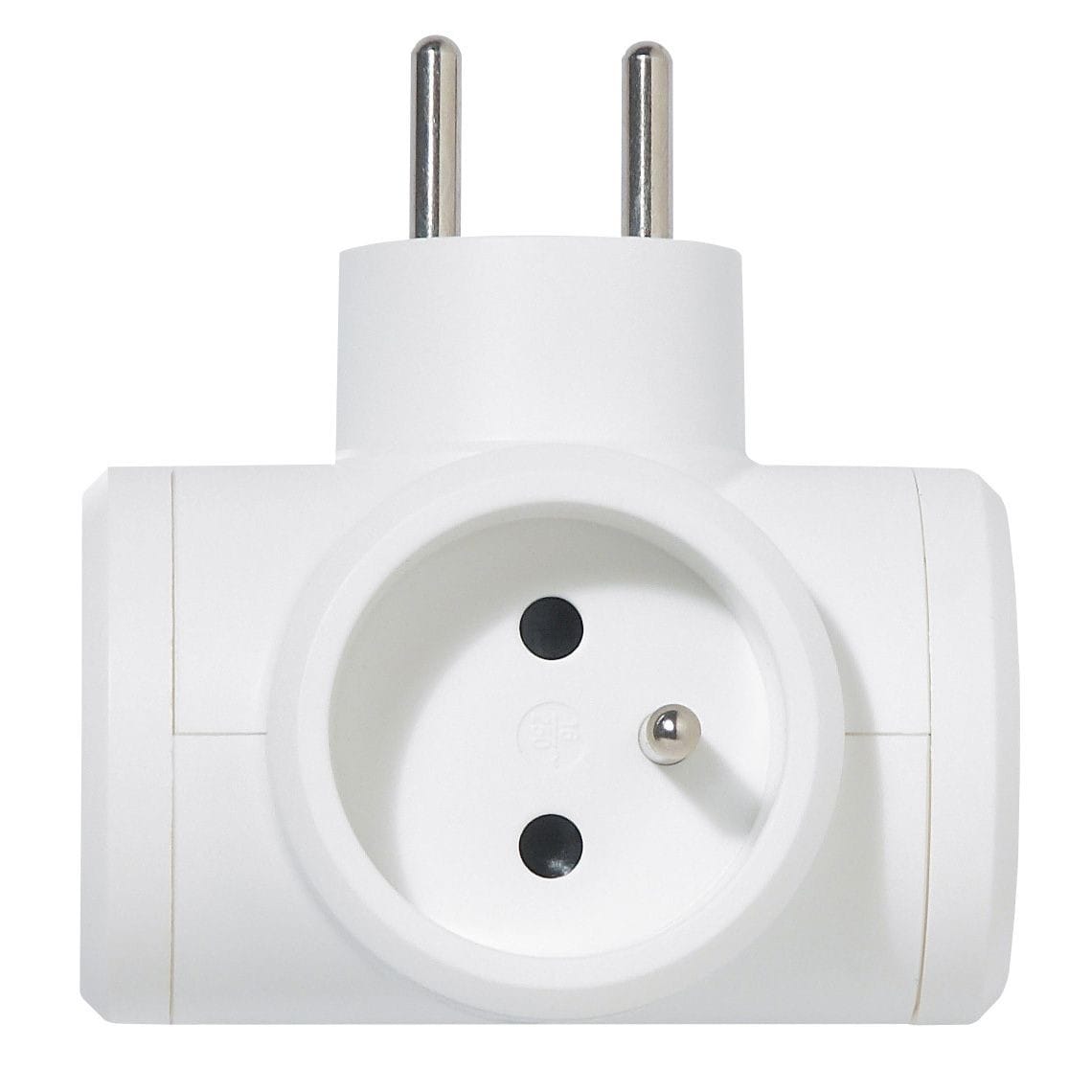 Legrand - Fiche multiprise 3 prises de courant 2P+T 16A 230V avec sorties latérales