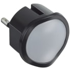 Legrand - Veilleuse lampe torche avec batterie avec 2 LEDs haute lum + fiche 2P 10A - noir