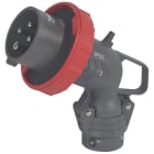 Legrand - Fiche mobile coudée Hypra IP66/67-55 16A - 380V~ à 415V~ - 3P+T - plastique