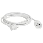 Legrand - Rallonge domestique 2P+T avec éclips de protection longueur 5m - blanc