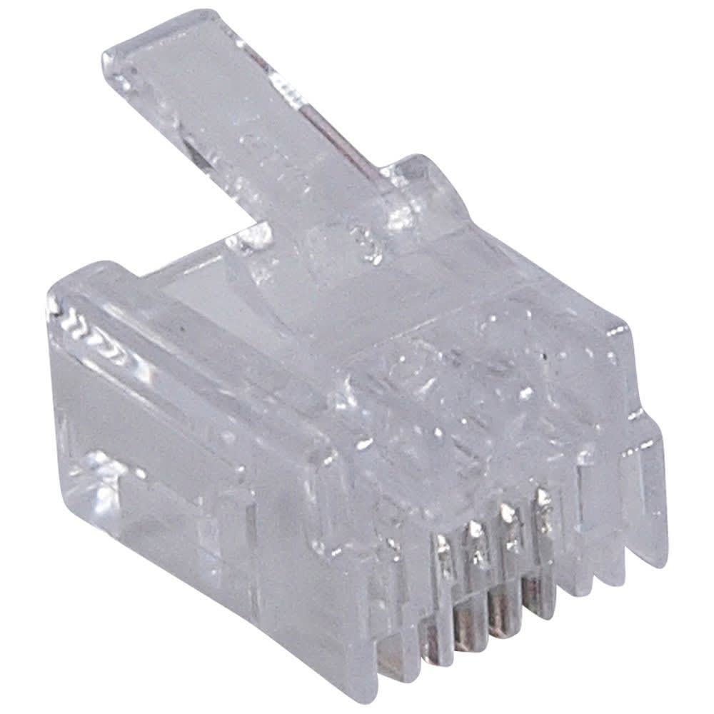 Legrand - Fiche RJ11 4 contacts largeur 9,65mm pour câble rond