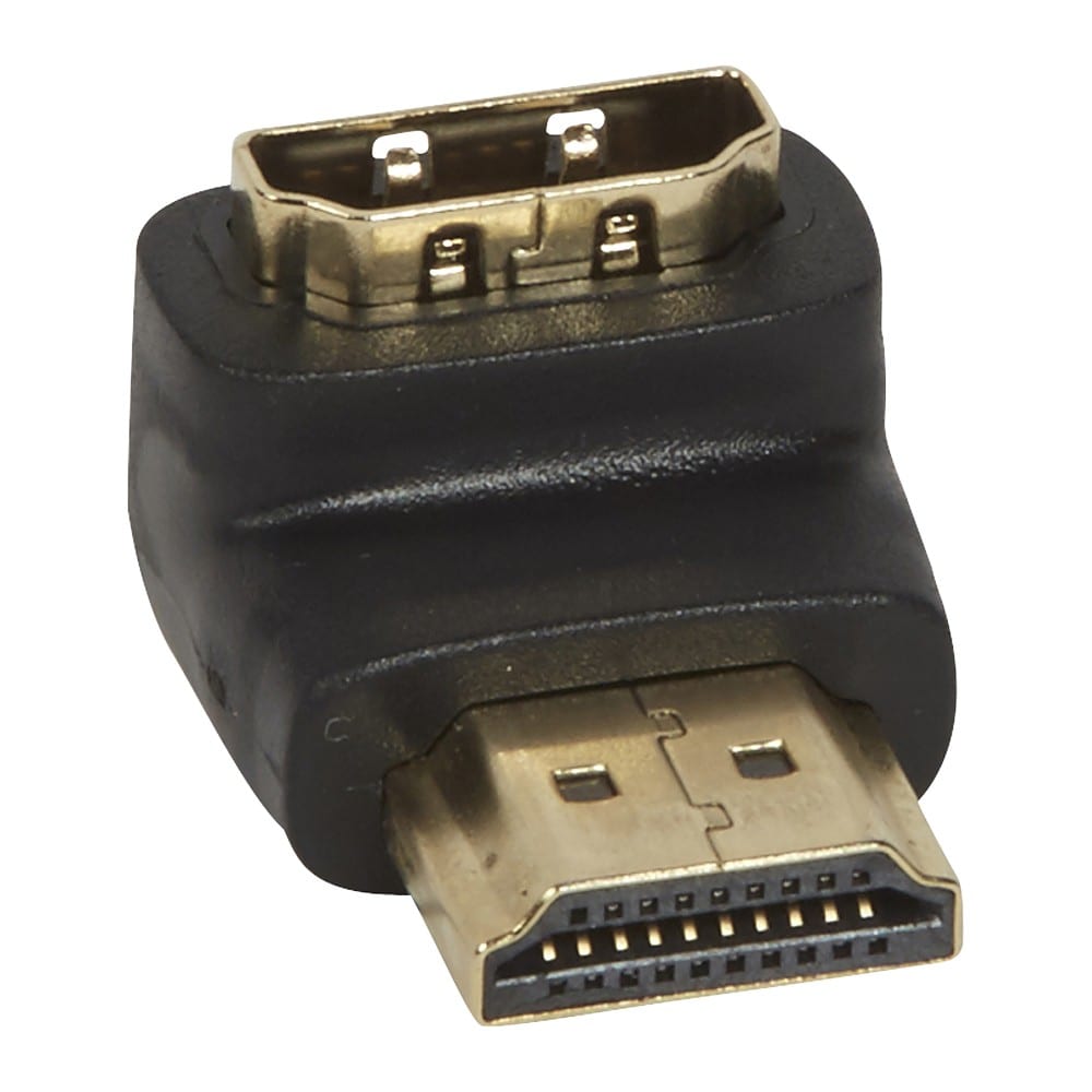 Legrand - Adaptateur HDMI à angle droit mâle vers femelle
