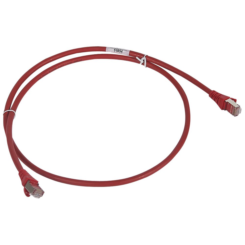 Legrand - Cordon de brassage RJ45 - Cat.6 - F/UTP écranté - L. 1 m - LSOH - rouge - LCS²
