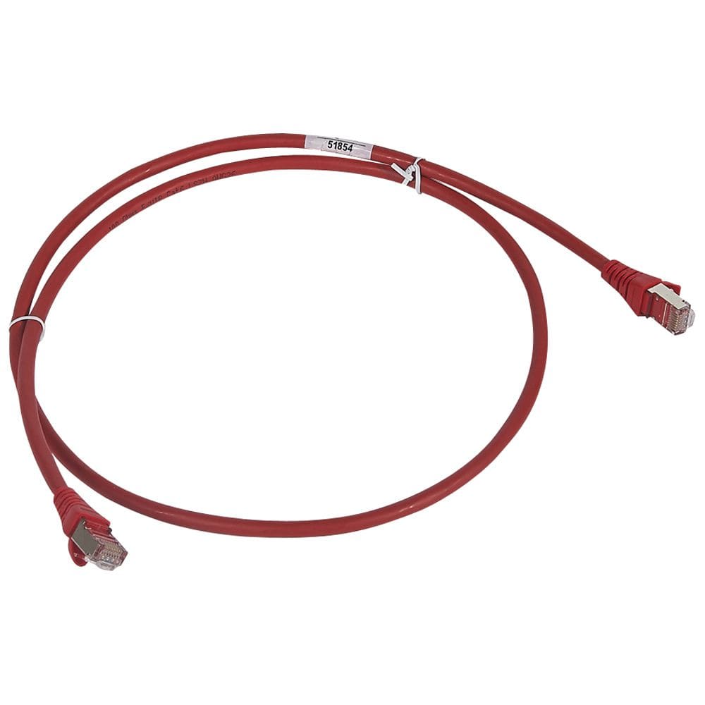 Legrand - Cordon de brassage RJ45 - Cat.6 - F/UTP écranté - L. 1 m - LSOH - rouge - LCS²