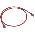 Legrand - Cordon de brassage RJ45 - Cat.6 - F/UTP écranté - L. 1 m - LSOH - rouge - LCS²