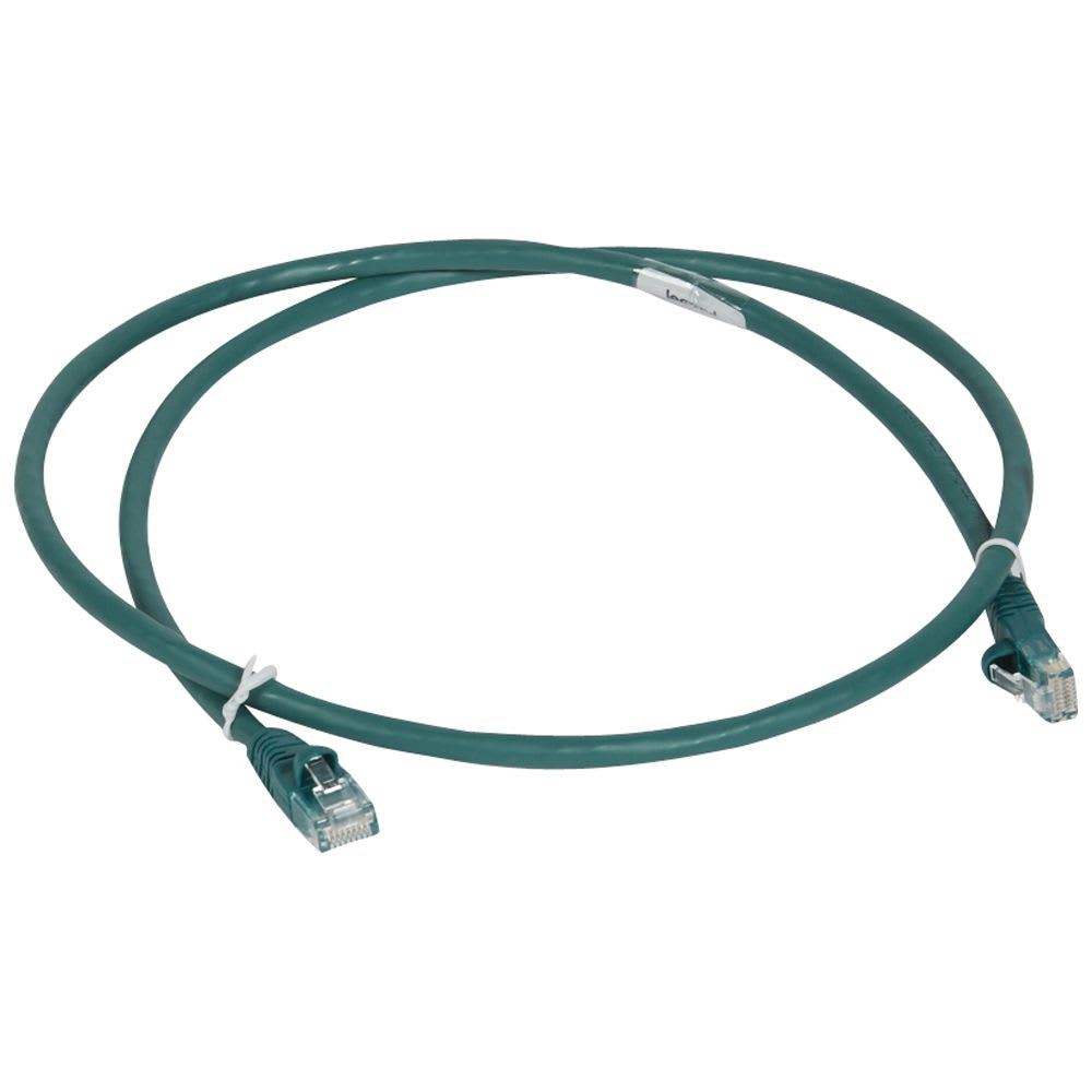 Legrand - Cordon de brassage RJ45 - Cat.6 - U/UTP sans écran - L. 1 m - LSOH - vert - LCS²