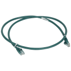 Legrand - Cordon de brassage RJ45 - Cat.6 - U/UTP sans écran - L. 1 m - LSOH - vert - LCS²