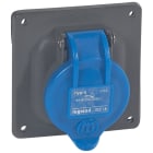 Legrand - Prise à entraxes unifiés Hypra IP44 16A - 200V~ à 250V~ - 2P+T - plastique