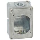 Legrand - Boîtier réversible simple Hypra pour prise 2P+T IP44 16A - métal