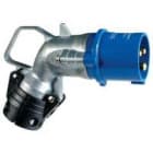 Legrand - Fiche mobile coudée Hypra IP44 63A - 200V~ à 250V~ - 2P+T - métal