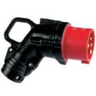 Legrand - Fiche mobile coudée Hypra IP44 16A - 380V~ à 415V~ - 3P+N+T - caoutchouc